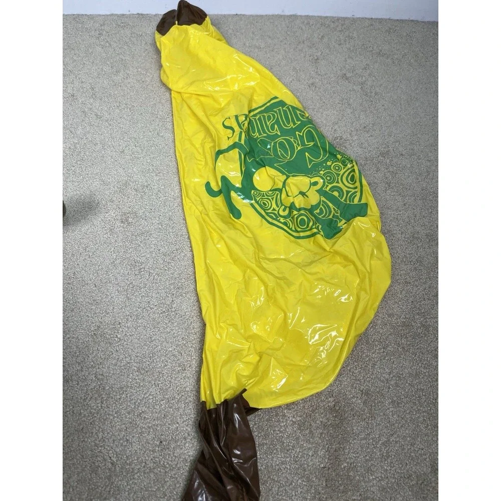 Spirit Halloween Monkey Mascot Costume Kids Child Size S/M Inflatable Banana EUC